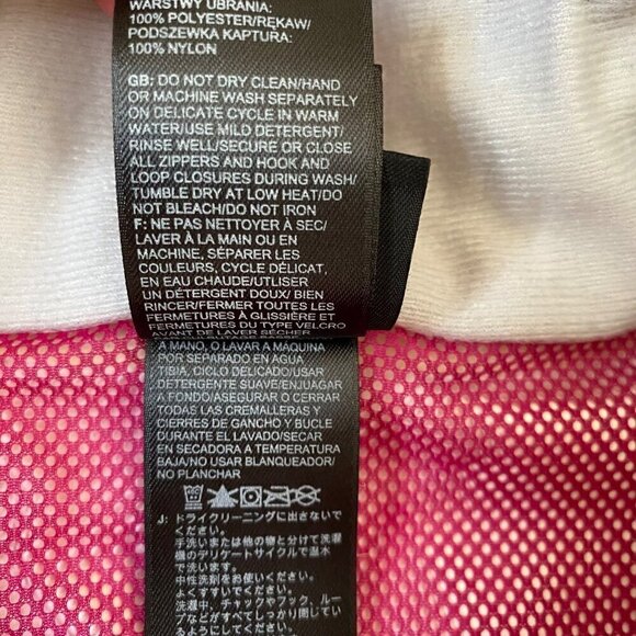 The North Face Hyvent Rain Jacket Size SP Outdoor Coat Hiking Gorpcore Orange - Picture 11 of 12